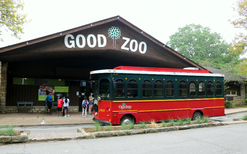 Good Zoo Entrance the Oglegay trolly