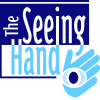 The Seeing Hand Logo with link to their website